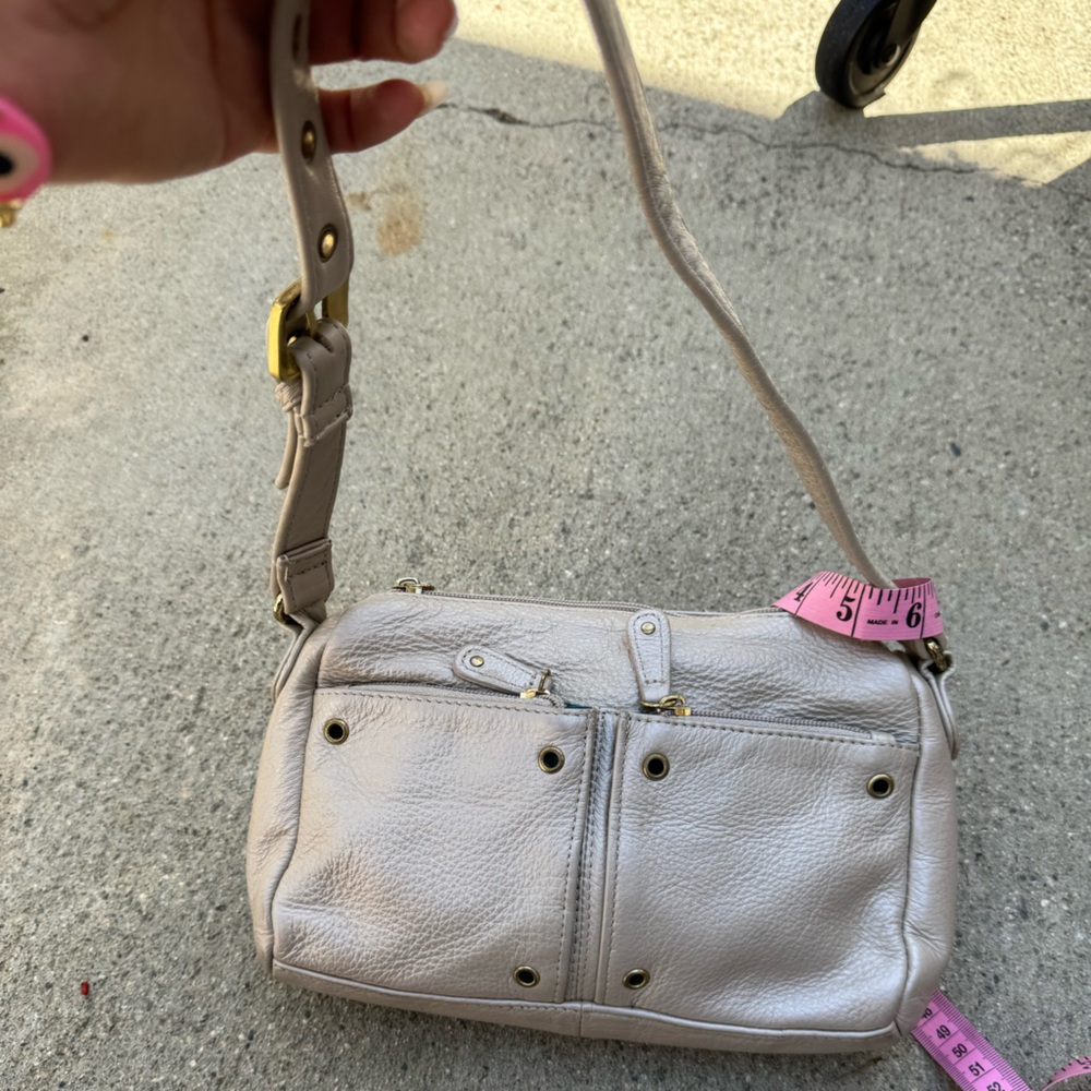 Multiple Pocket Silver Mini Bag - image 7